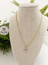 Load image into Gallery viewer, Evil Eye Seashell Necklace
