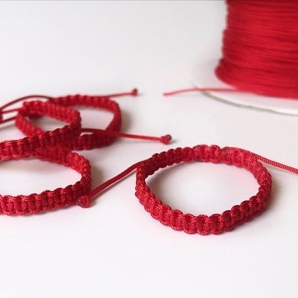 Red Thread Fate Macrame - Kids