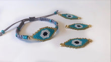 Load image into Gallery viewer, The Miyuki evil eye bracelet
