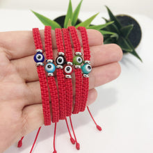 Load image into Gallery viewer, Evil Eye Bead in Macrame - Kids
