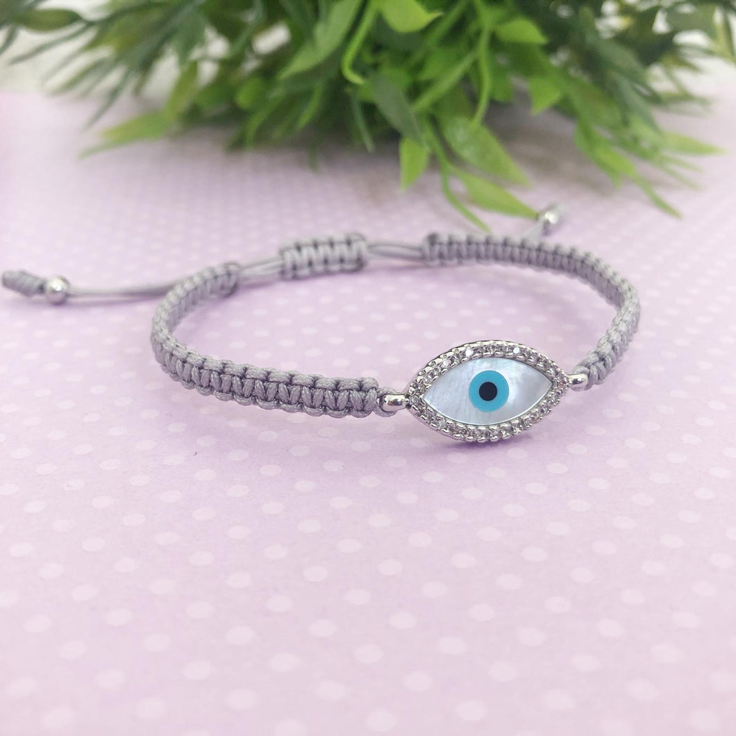 Seashell Evil Eye Bracelet