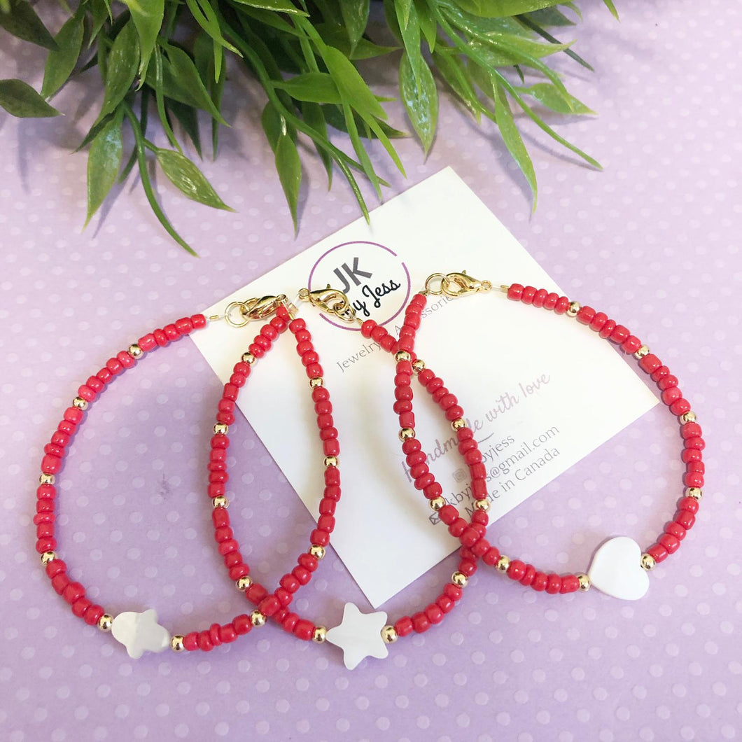 Red beads Collection